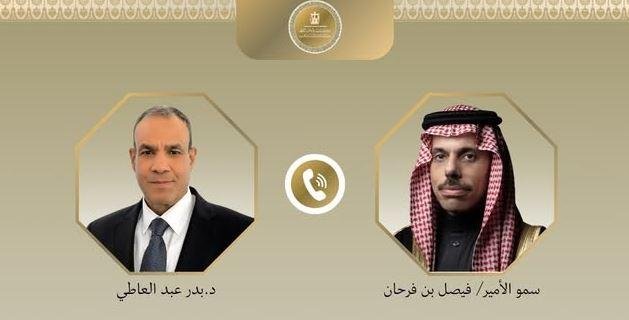وزير الخارجية يؤكد لنظيره السعودي تضامن مصر مع المملكة في مواجهة الاعتداءات الأخيرة