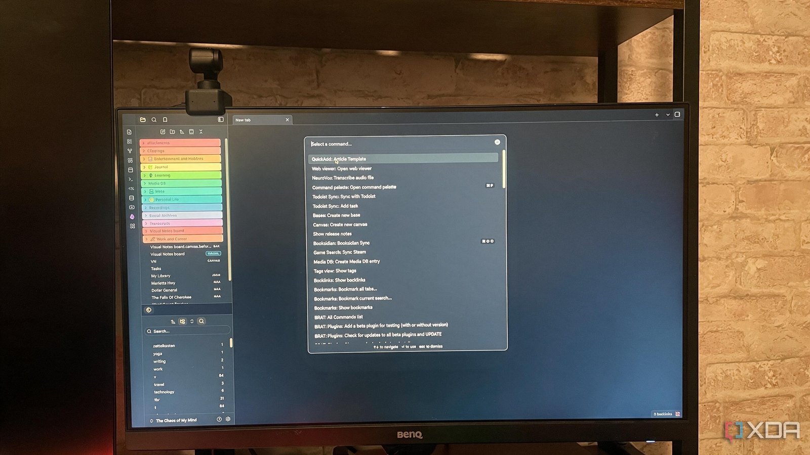 Obsidian's automation plugins...