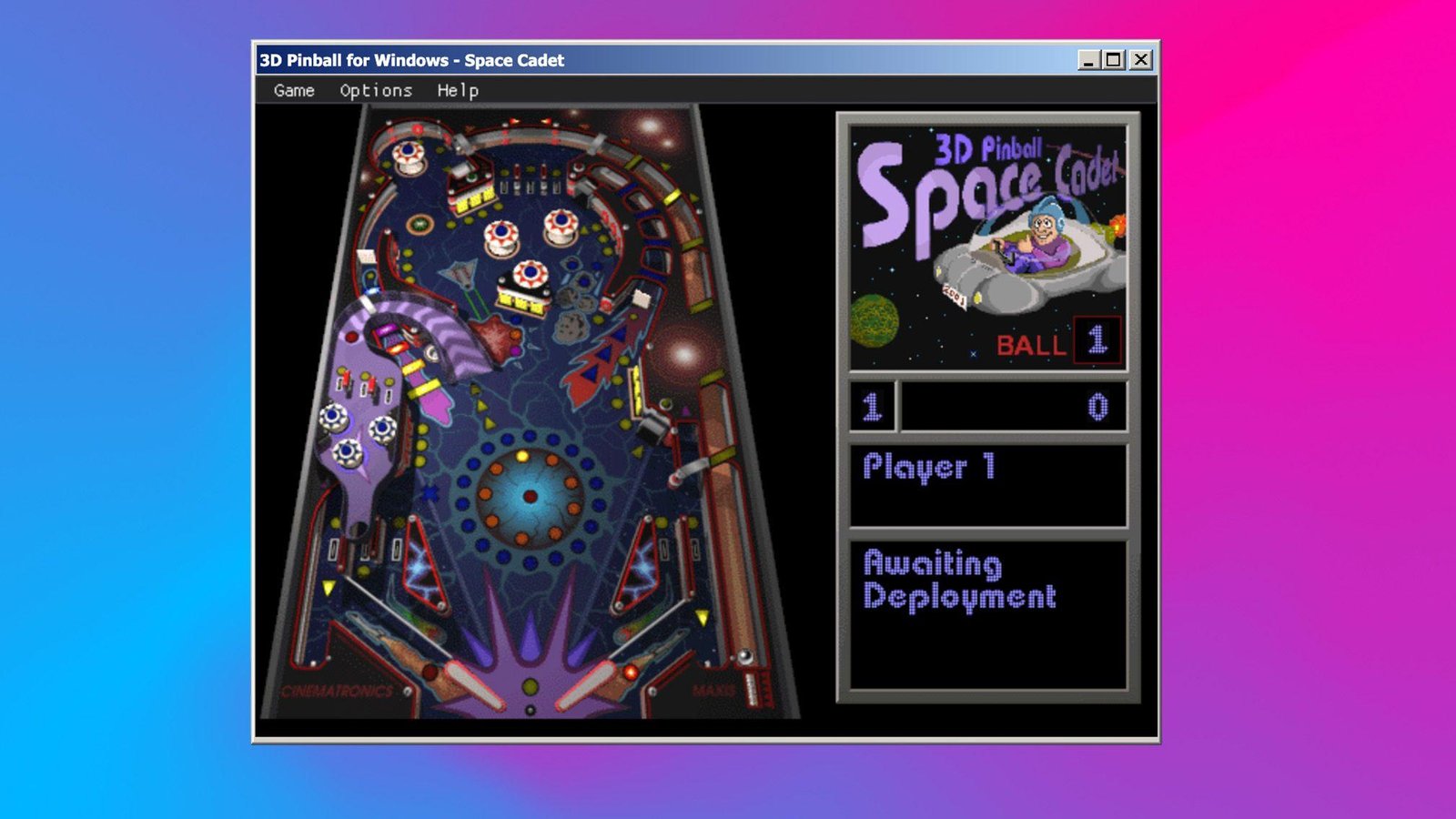 Windows 3D Pinball disappeared...