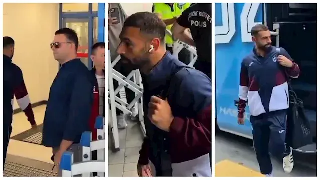 برفقة صلاح.. بعثة طرابزون سبور...