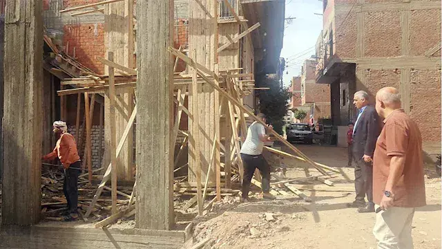 حملات مكثفة بالقليوبية لإزالة مخالفات البناء وحماية الأراضي الزراعية (صور)