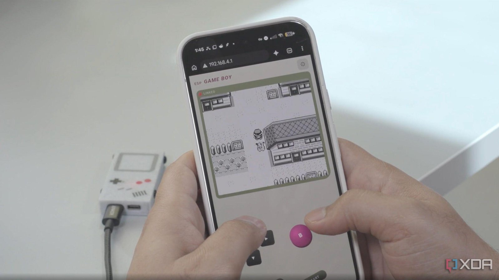 This ESP32-powered Game Boy st...