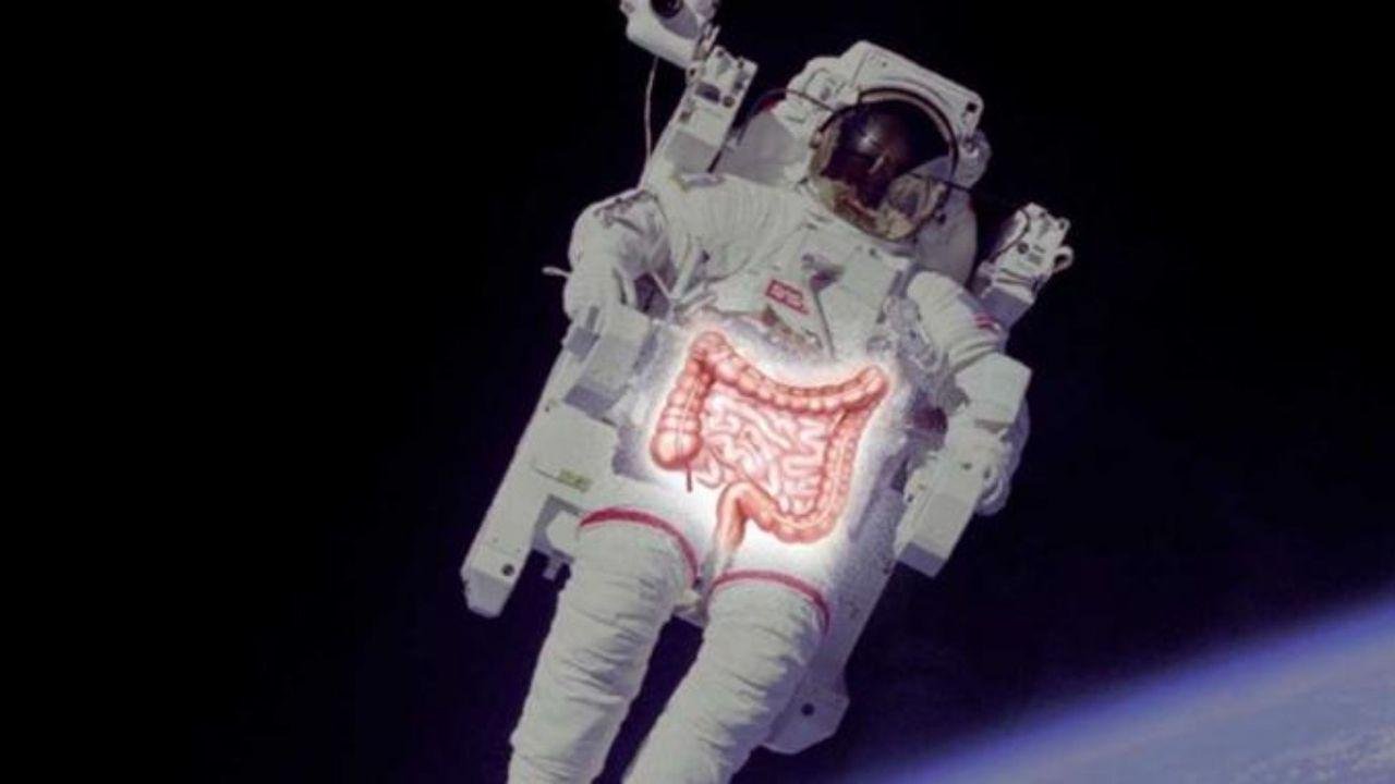 It's harder to poop in space....