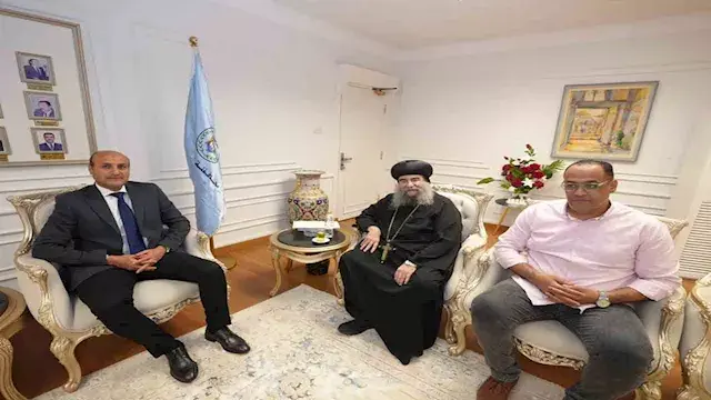 خلال لقائه بالقيادات الكنسية.....