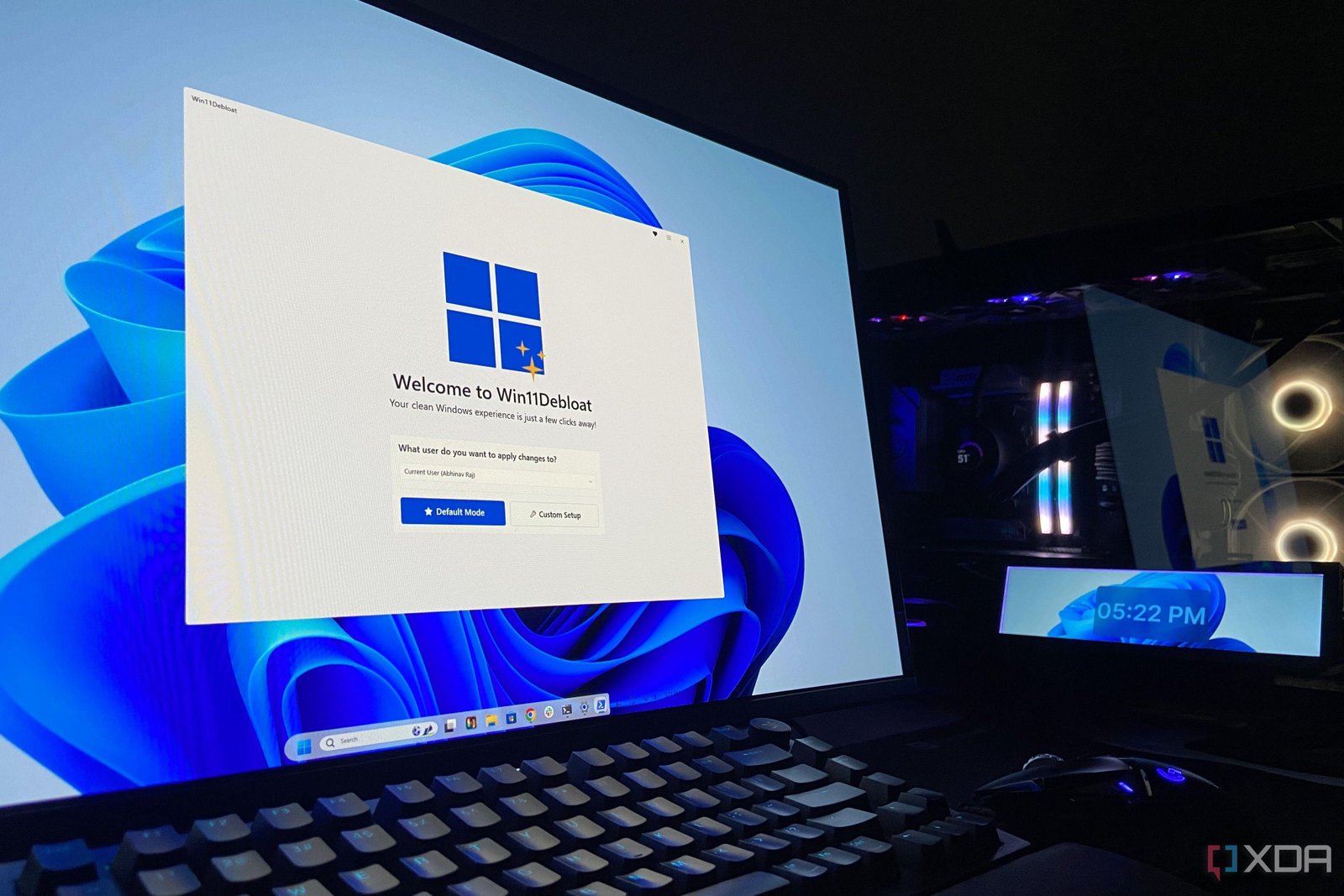 I debloated Windows 11 without...