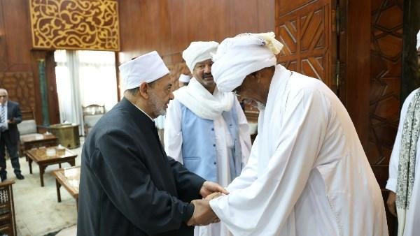 شيوخ الطرق الصوفية السودانية يطلبون من الإمام الأكبر افتتاح معاهد أزهرية لترسيخ السلم المجتمعي