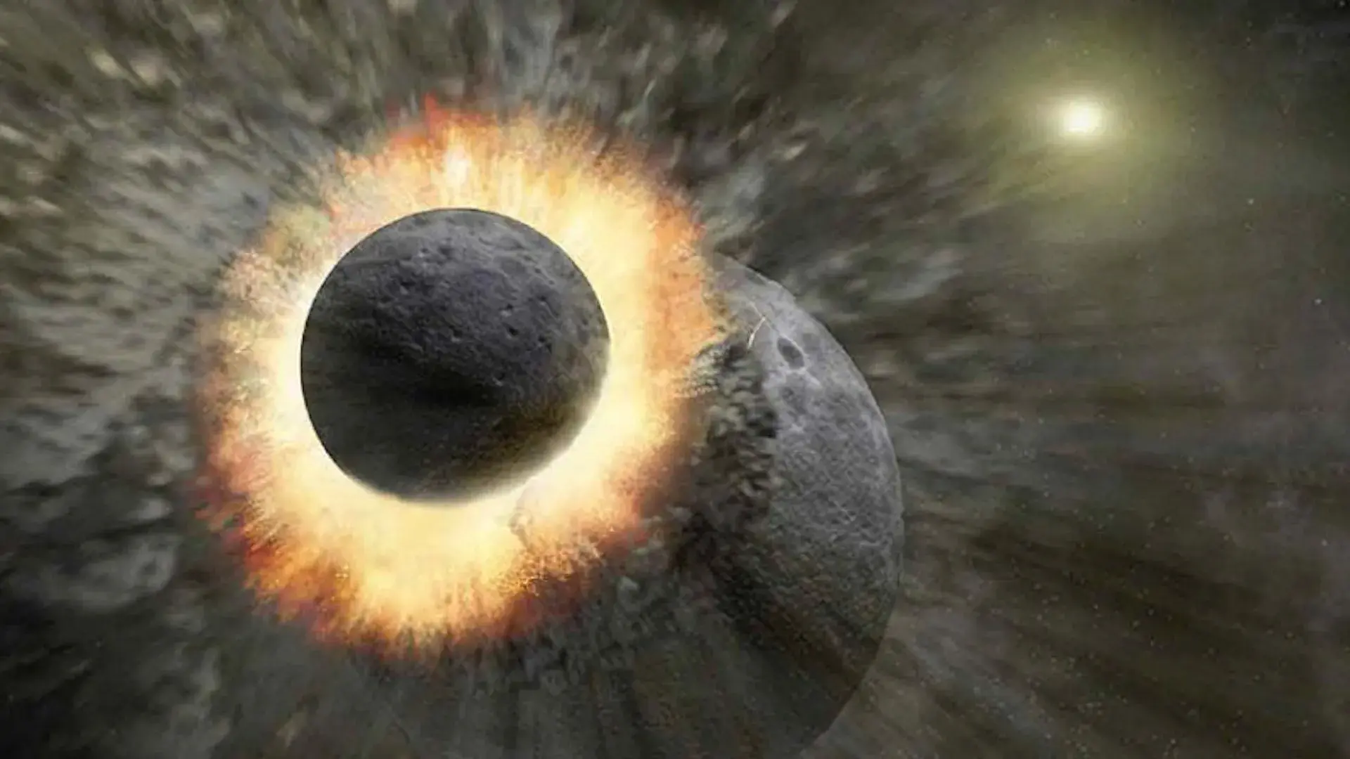 The Moon may have formed intac...