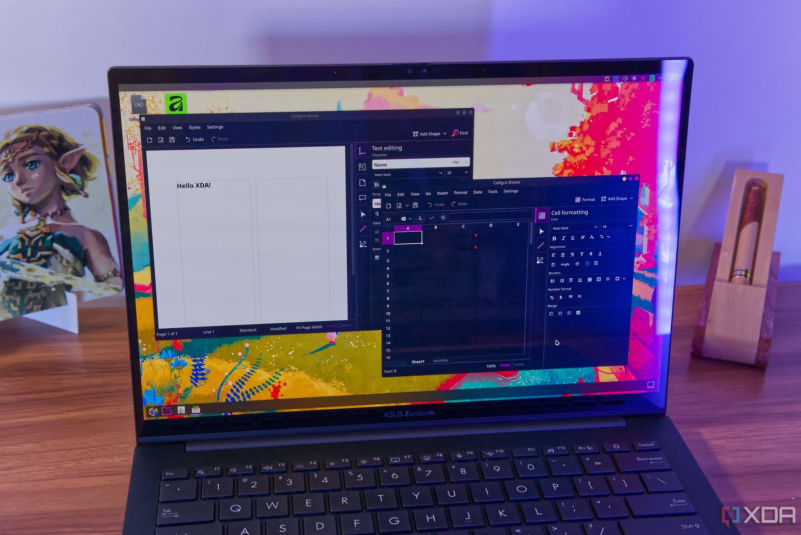 I tried KDE's Office suite and...