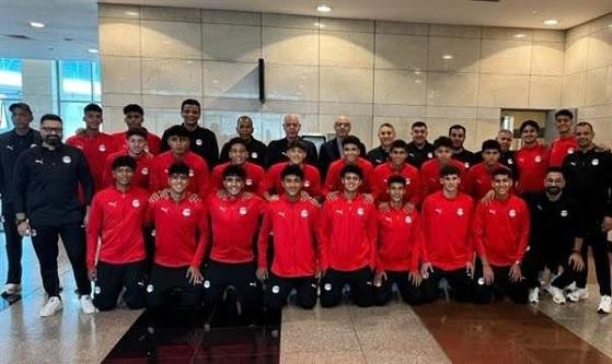 بعثة منتخب الناشئين تعود إلى القاهرة بعد ختام مشاركتها في بطولة الصداقة