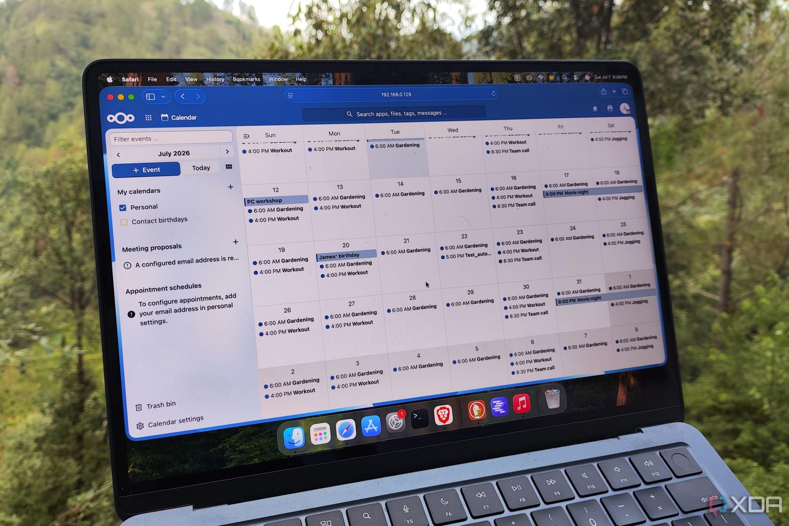 I connected Nextcloud to Home...