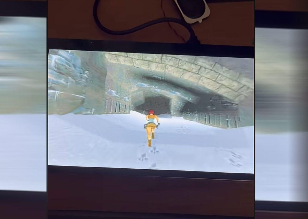 Playable Tomb Raider runs on a...