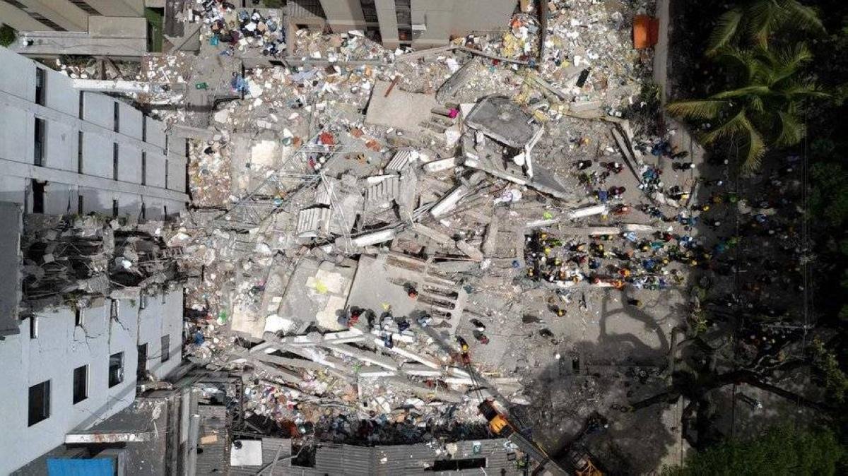 Colombia Earthquake death toll...