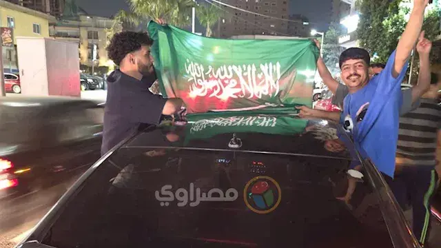 فيديو| احتفالات جماهير السعودية بالفوز على الإمارات في نهائي خليجي 27