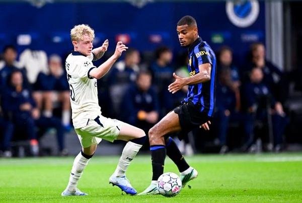 هاتريك تريسولدي يقود كلوب بروج لإسقاط إنتر ميلان برباعية في دوري أبطال أوروبا