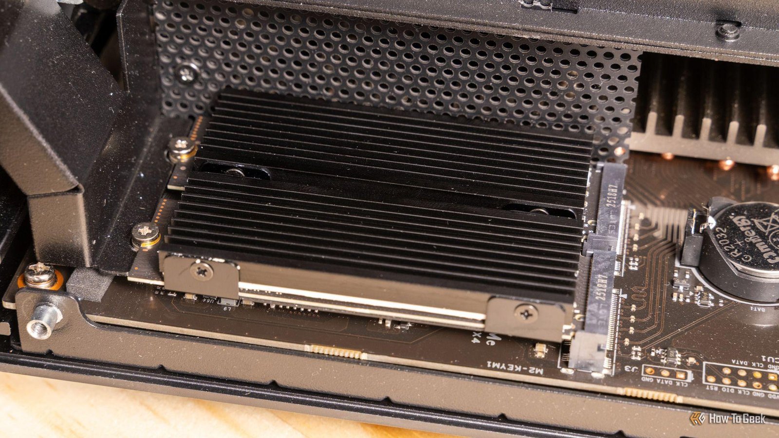 Your motherboard heatsink is s...