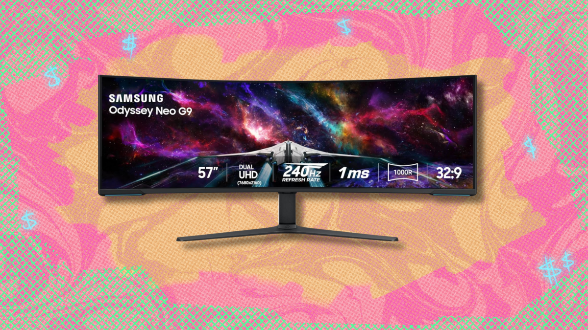 The Samsung Odyssey Neo G9 gam...