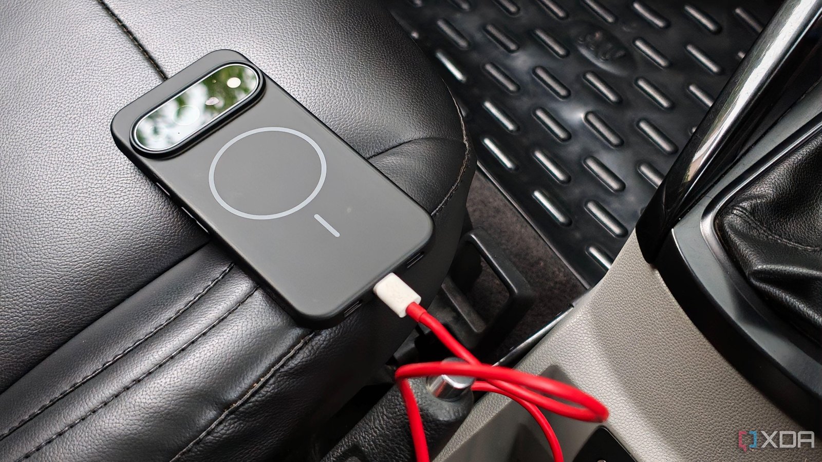 I keep an old phone in my car...