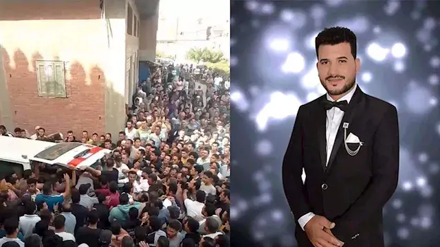 ‬أهالي الكفر الجديد بالدقهلية يودعون الضحية الثانية لحادث السودان -صور
