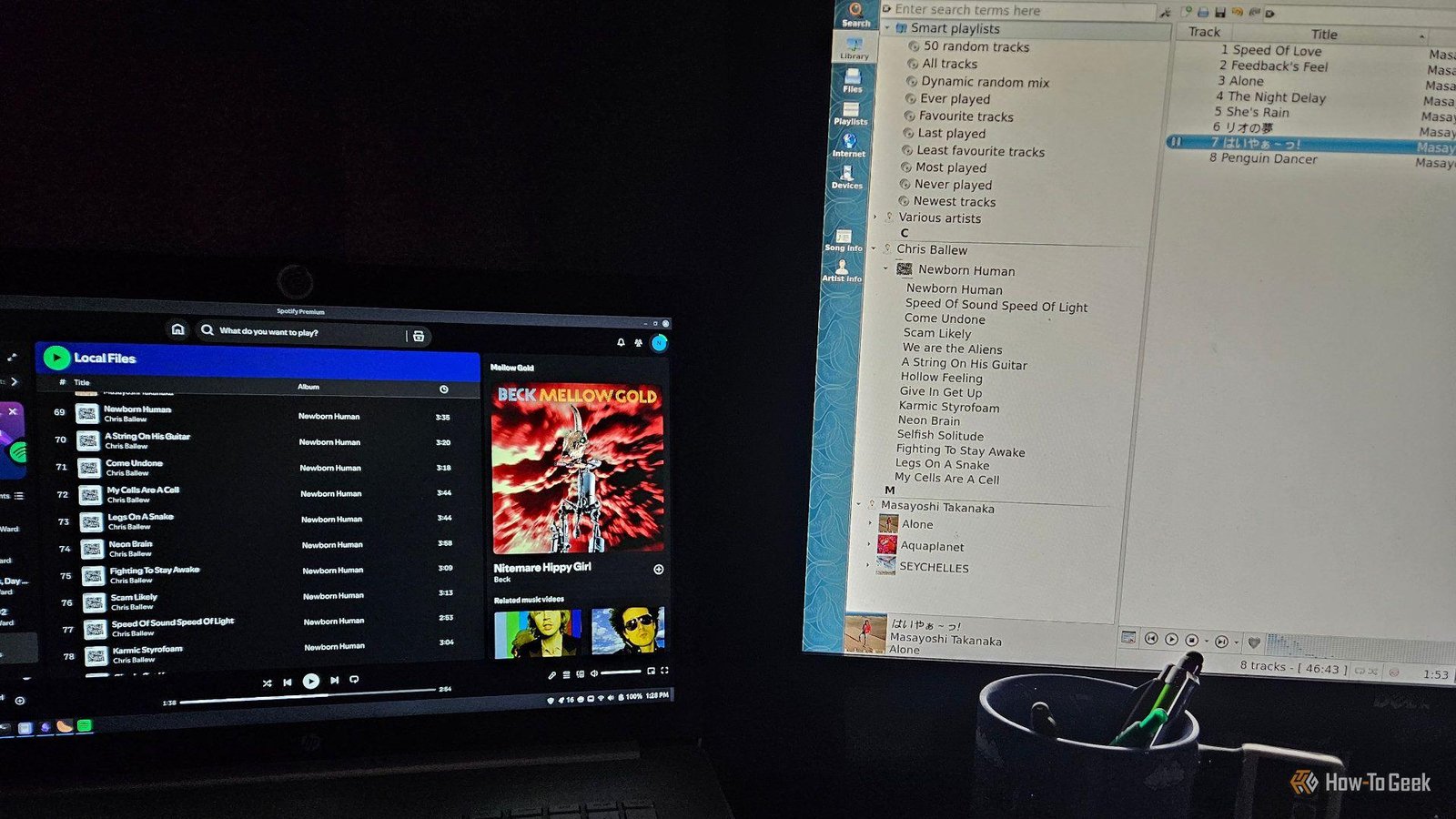 I finally found a Linux music...
