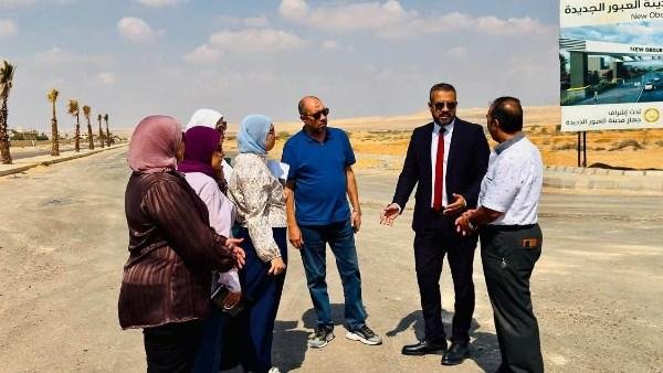 رئيس جهاز العبور الجديدة يتفقد المناطق الاستثمارية ومشروعات الطرق والمرافق