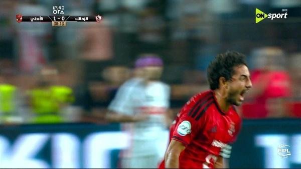 الدوري المصري.. الأهلي يحسم الشوط الأول أمام الزمالك بهدف