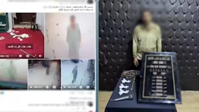 لص يسرق ساعة مسجد بدار السلام وأمن القاهرة يضبطه في وقت قياسي