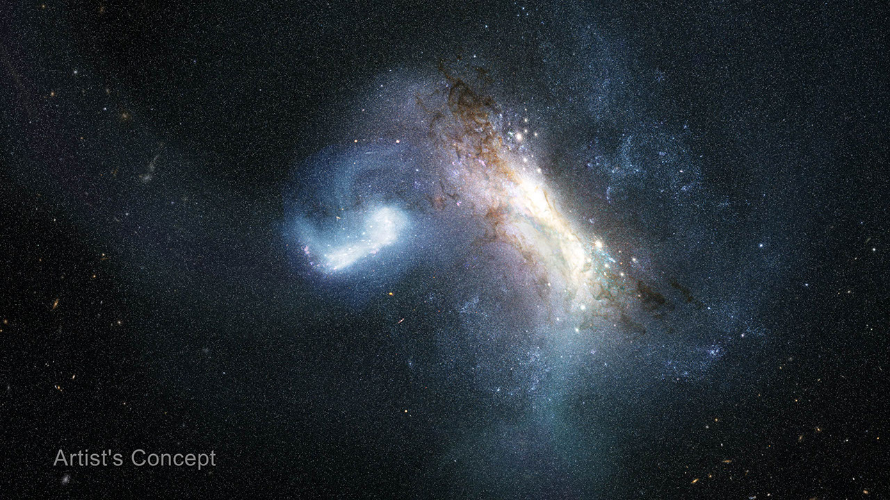 Hubble Solves Merger Mystery F...