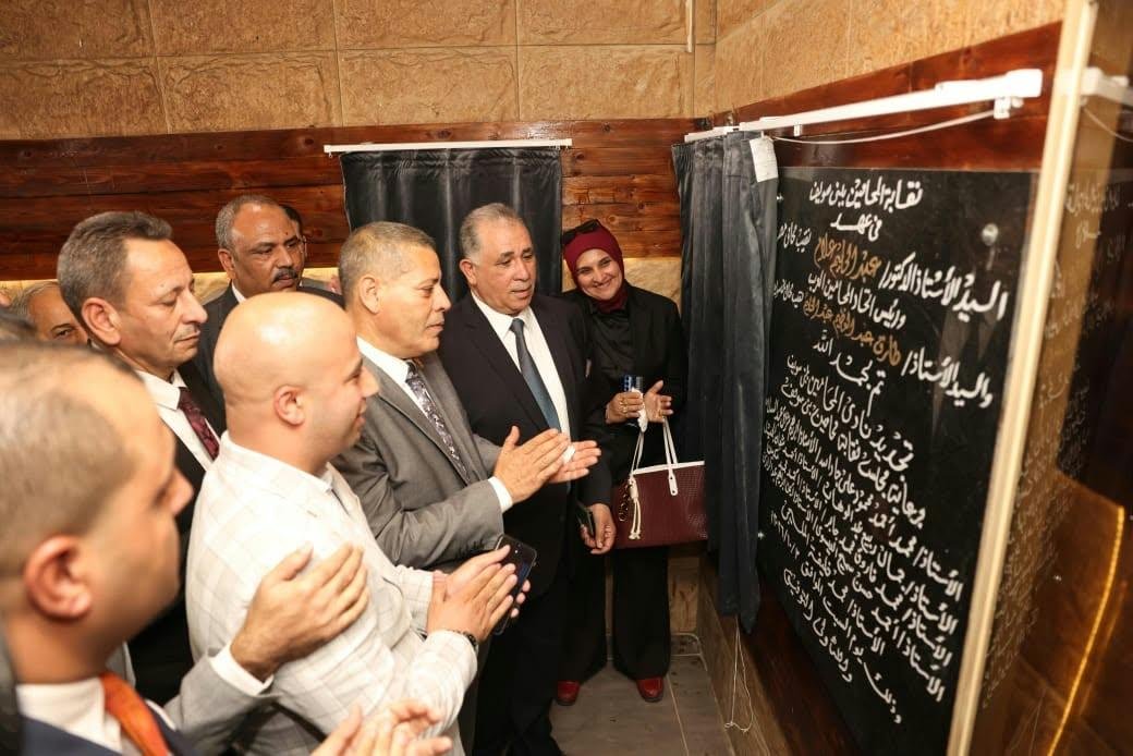 نقيب المحامين يفتتح أعمال تطوير نادي محامي بني سويف