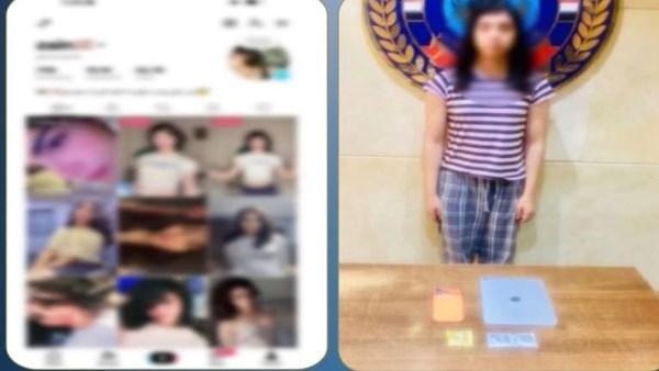 يحرض على الفجور.. ضبط شاب يرتدى ملابس نسائية