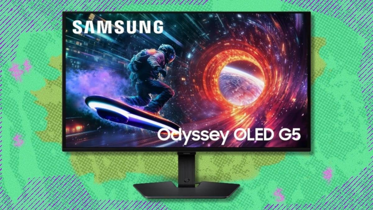 This Samsung OLED G5 gaming mo...