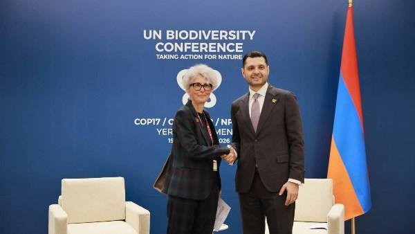 أرمينيا وسويسرا تبحثان تعزيز التعاون البيئي في إطار مؤتمر COP17