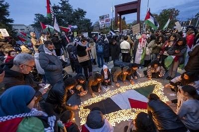 أكثر من 1000 شخص يشاركون في مظاهرة مؤيدة للفلسطينيين في برلين