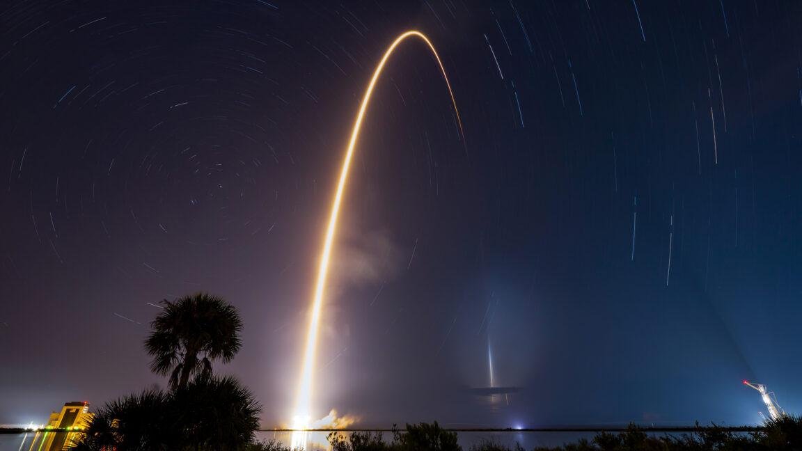 The world's busiest spaceport...
