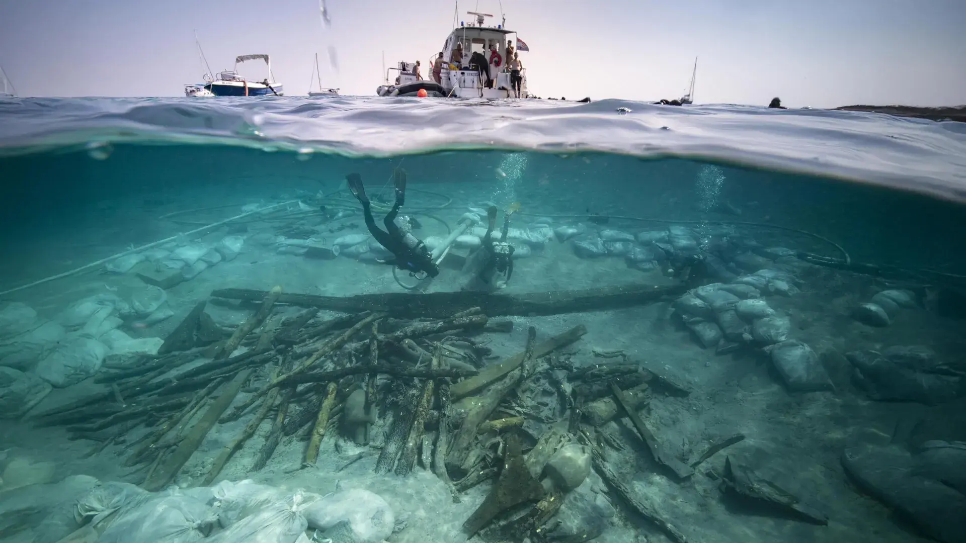 2,200-year-old Roman shipwreck...