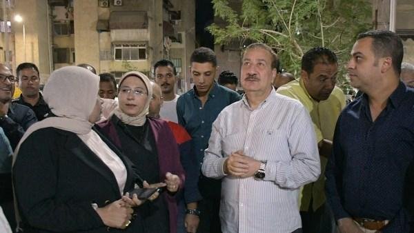 بورسعيد.. أعمال تركيب 200 كشاف جديد بأرض العزب ومساكن الوفاء