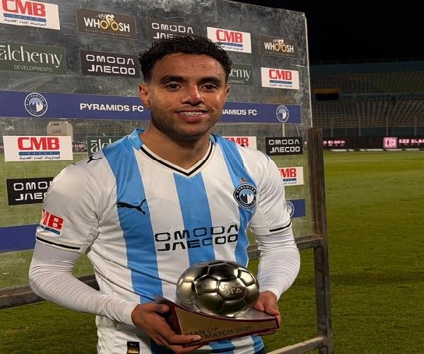 محمد الشيبي رجل مباراة بيراميدز وسيراميكا في الدوري
