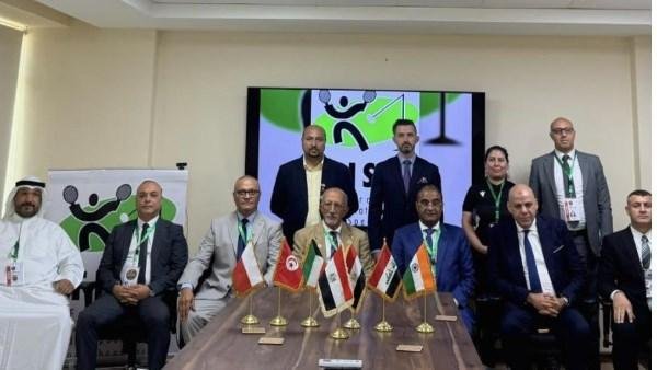 وزير الشباب والرياضة يهنئ إبراهيم فوزي بفوزه برئاسة الاتحاد الدولي لكرة السرعة