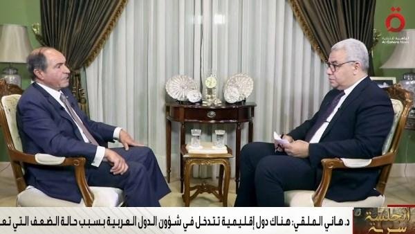 هاني الملقي: السعودية ومصر والأردن قادرة على تشكيل كتلة حرجة