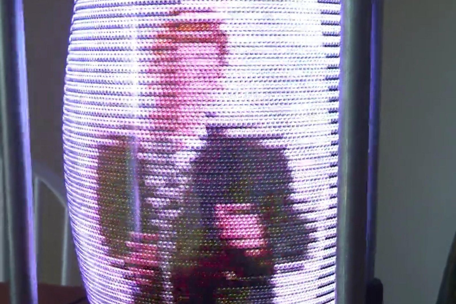 Someone used four LED strips t...
