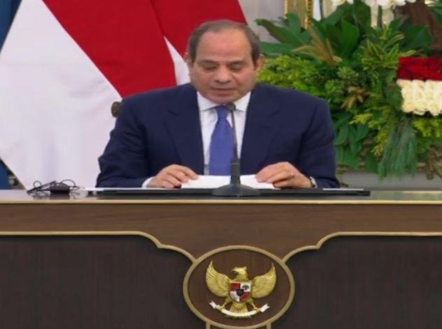 الرئيس السيسي: القضية الفلسطينية تشهد مستجدات بالغة الخطورة