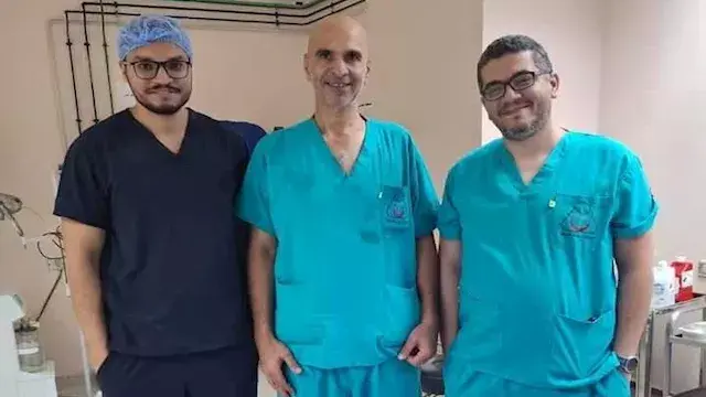 بالصور- استئصال ورم وعائي ليفي لشاب بالمنوفية بالمنظار الجراحي