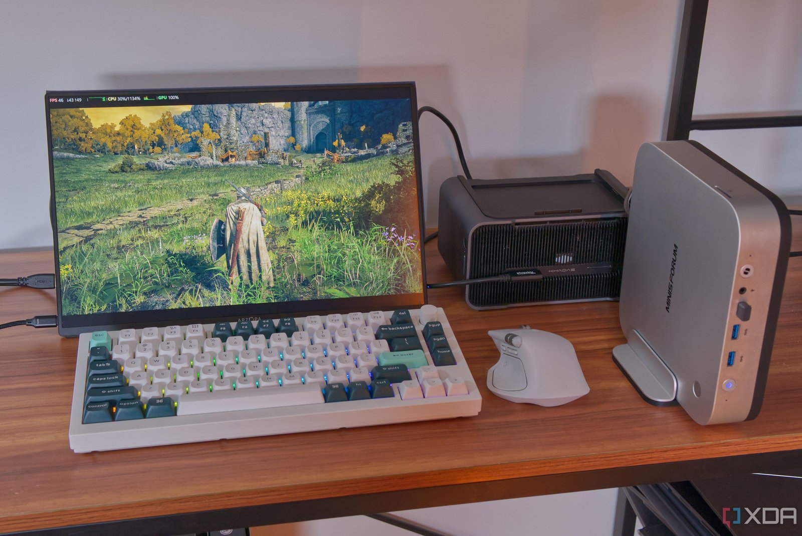 I put a desktop graphics card...