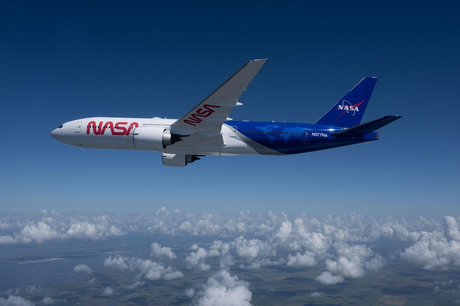NASA’s B777 Gets New Coat of P...