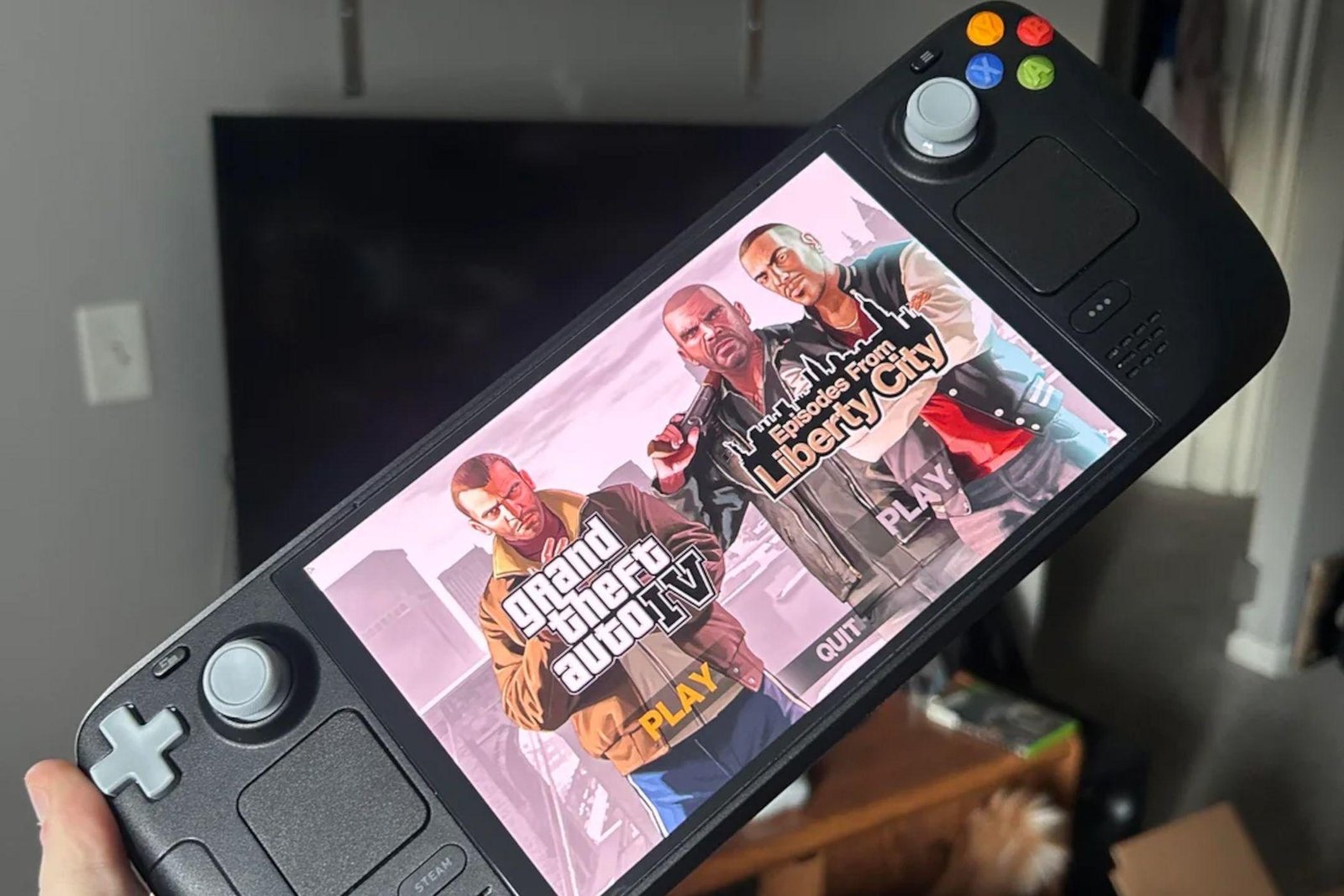 Someone modded their Steam Dec...