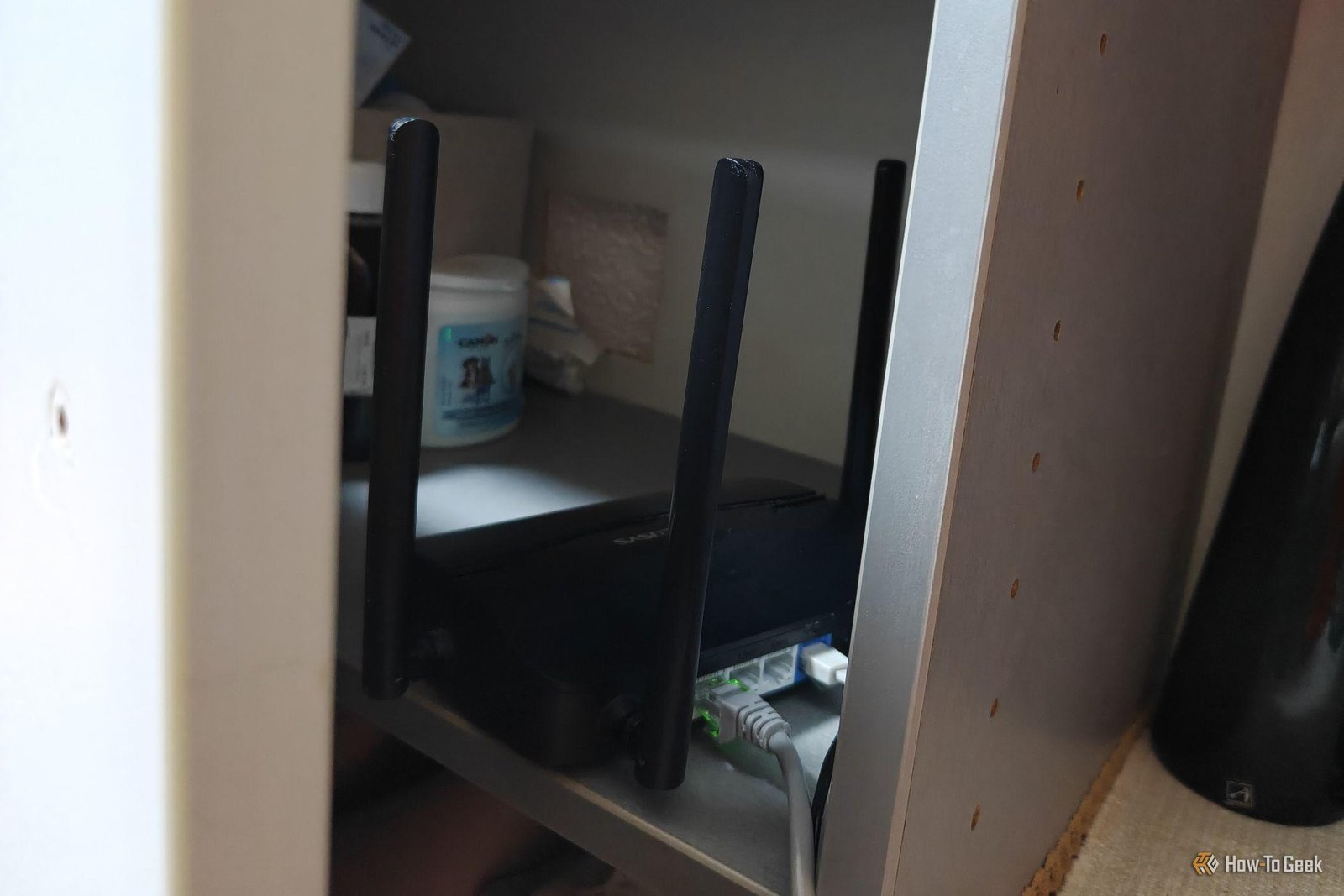 I put my router in a cabinet a...