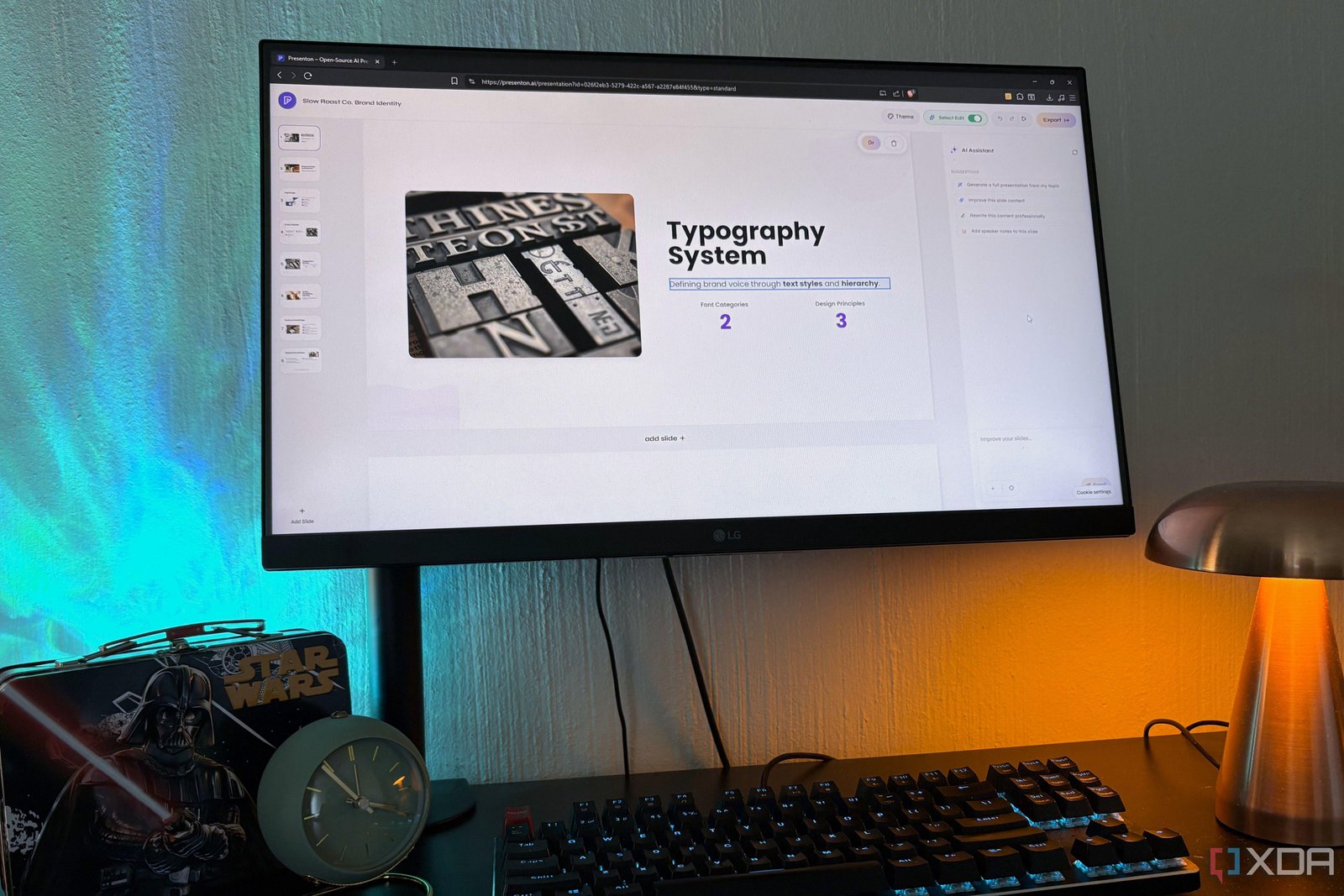 I replaced PowerPoint with thr...