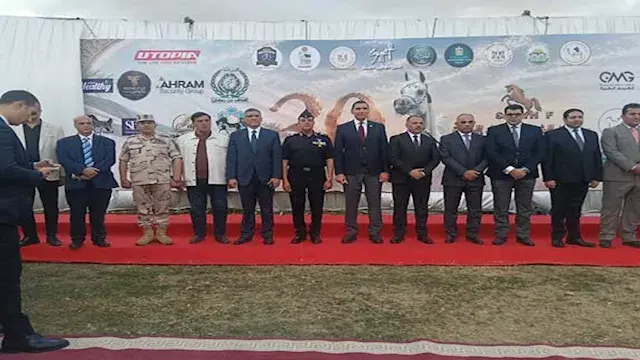 لحظة افتتاح مهرجان الخيول العربية في محافظة الشرقية الأصيلة -فيديو وصور