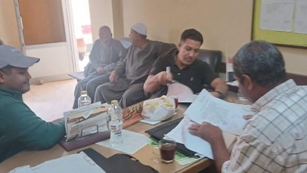 الزراعة تتابع الحصر الحيازي بالأقصر وتفحص طعون المزارعين في الطود