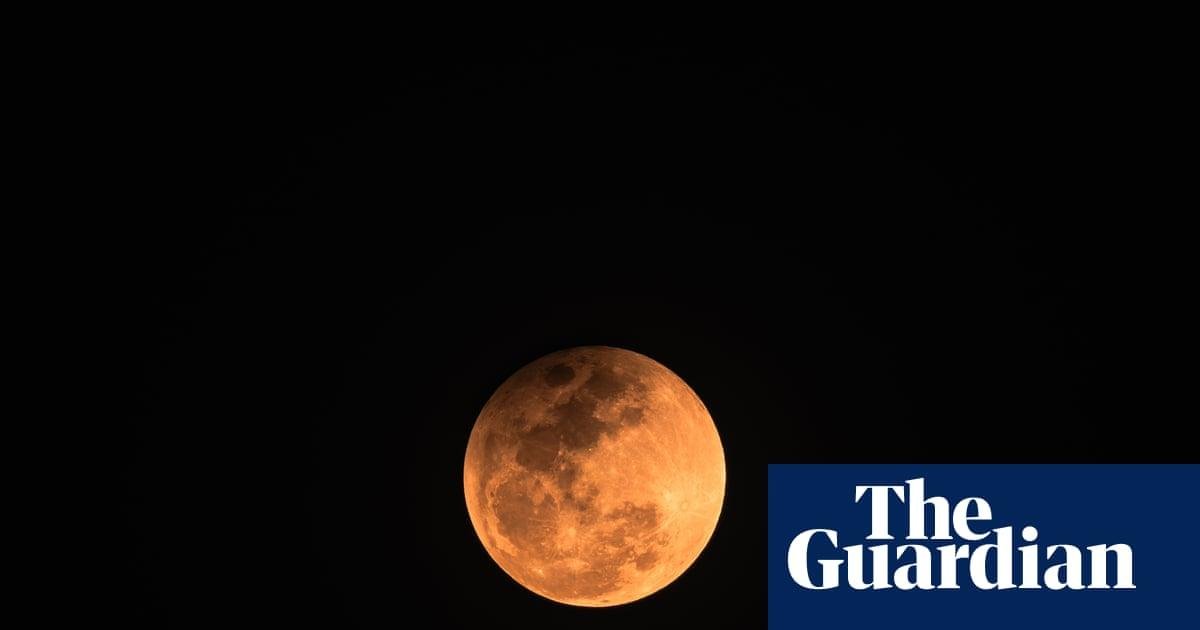 Near total lunar eclipse will...