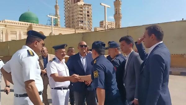 نائب مدير أمن كفر الشيخ يتفقد أعمال تأمين احتفالات المولد الإبراهيمي بدسوق| صور